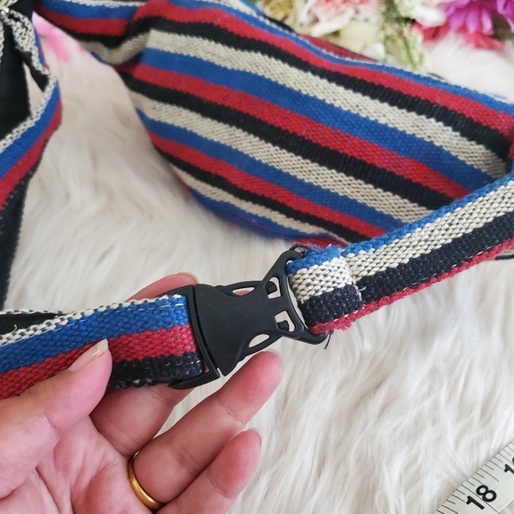 Nwot handmade hemp cotton boho fannypack - Picture 6 of 9